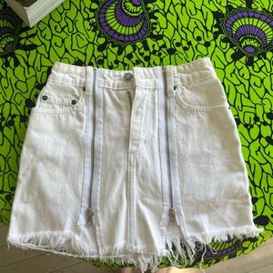 white carmar skirt